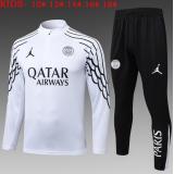 Chándal PSG 2025/26 (White Half Zipper) - NIÑOS